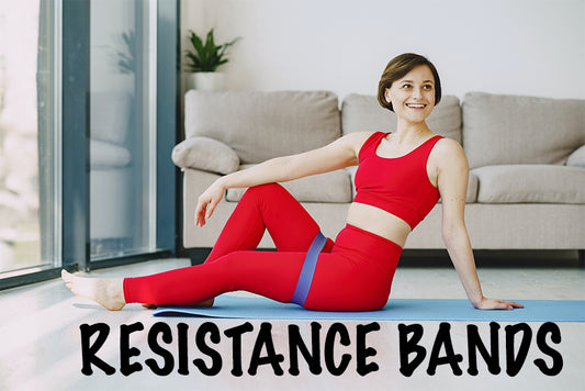 Resistance bands are elastic bands that come in a variety of sizes, colors, and resistance levels.