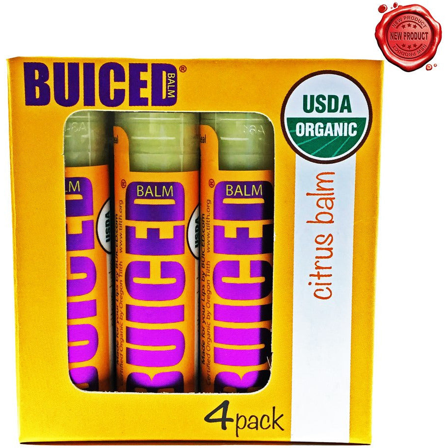 USDA Certified Organic - Citrus 4pack - Buiced Liquid Multivitamin | Gluten Free Vitamins | GMO Free Vitamins | Made in USA Vitamins | Best Multivitamin 