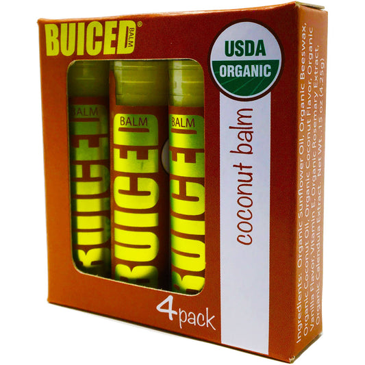 USDA Certified Organic - Coconut 4pack - Buiced Liquid Multivitamin | Gluten Free Vitamins | GMO Free Vitamins | Made in USA Vitamins | Best Multivitamin
