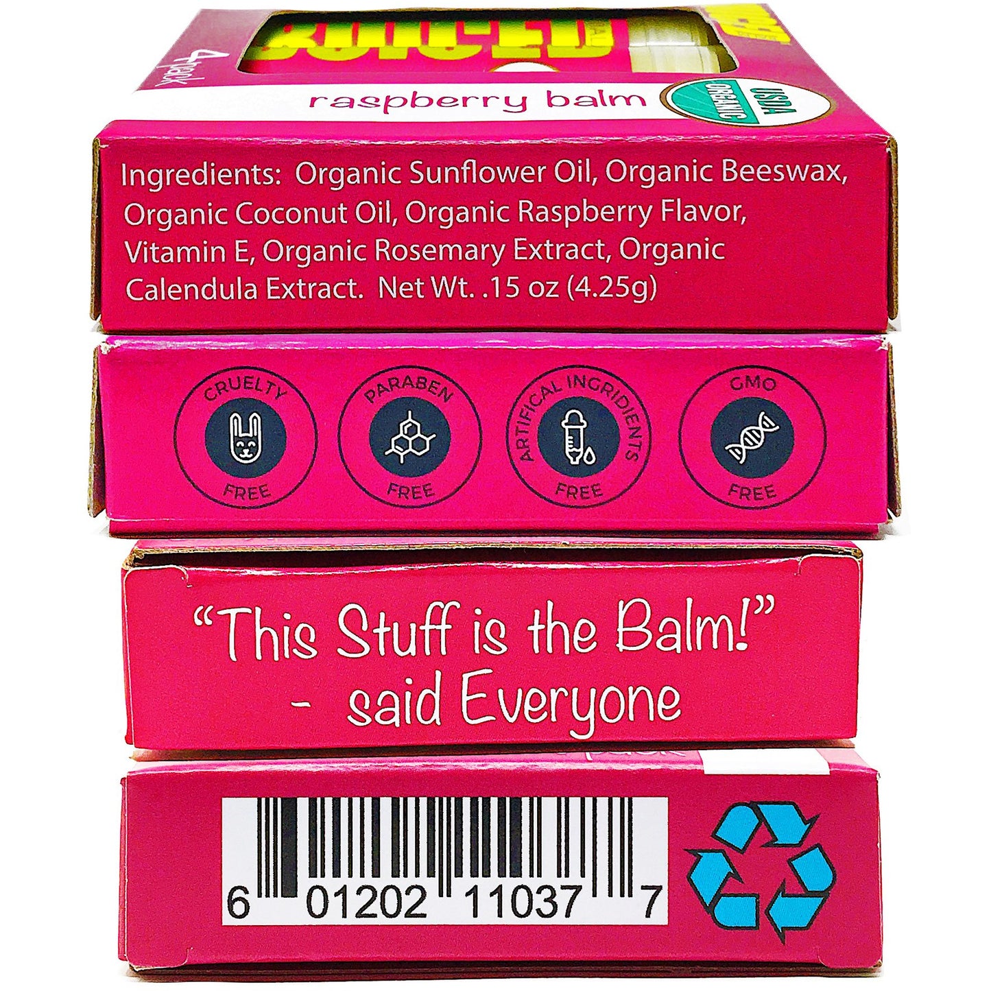 USDA Certified Organic - Raspberry 4pack - Buiced Liquid Multivitamin | Gluten Free Vitamins | GMO Free Vitamins | Made in USA Vitamins | Best Multivitamin