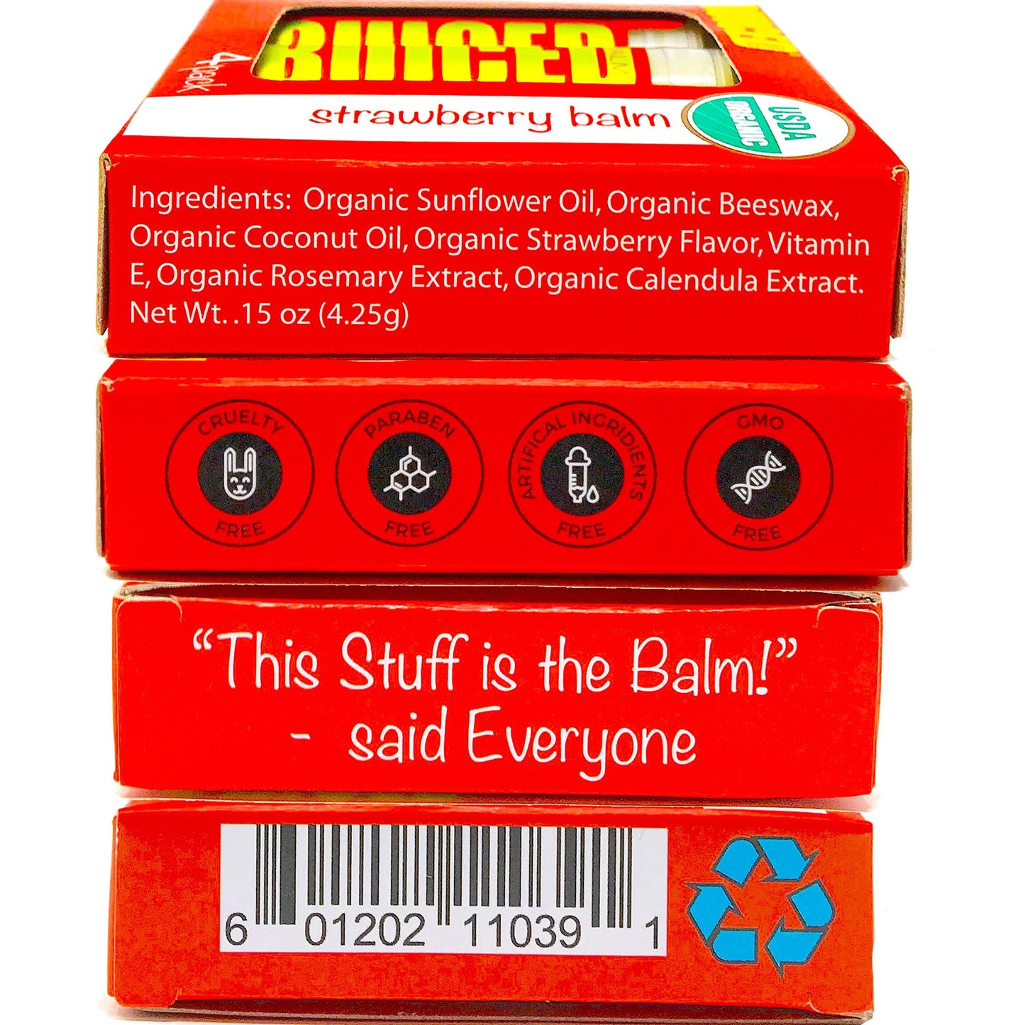 USDA Certified Organic - Strawberry 4pack - Buiced Liquid Multivitamin | Gluten Free Vitamins | GMO Free Vitamins | Made in USA Vitamins | Best Multivitamin