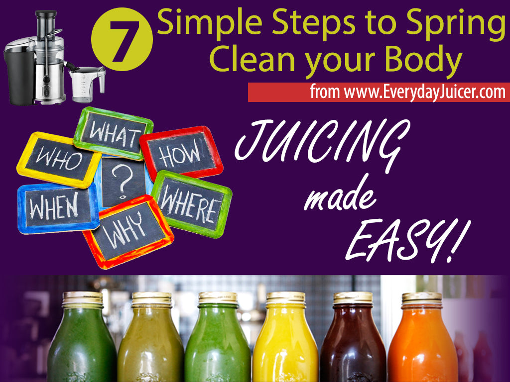 Spring into Health with learning the "7 Simple Steps to Everyday Juicing" from The Everyday Juicer and Founder of BUICED Liquid Multivitamin Ray Doustdar.