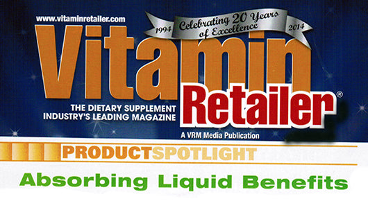 Vitamin Retailer Magazine advocates Liquids!