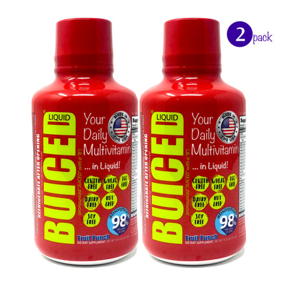 GRATITUDE OFFERING!  Enjoy (2) Bottles of our 16oz Versions of either the Citrus, Fruit Punch, or Mocha.  As always, a Daily capful delivers 100% of the Daily Value of the entire spectrum of vitamins from A, dispensing cap (included).  Take it directly as a shot or "boost" your favorite juice or beverage.  Order will be Fulfilled based on Availability. This could result in (2) bottles of the same flavor. 