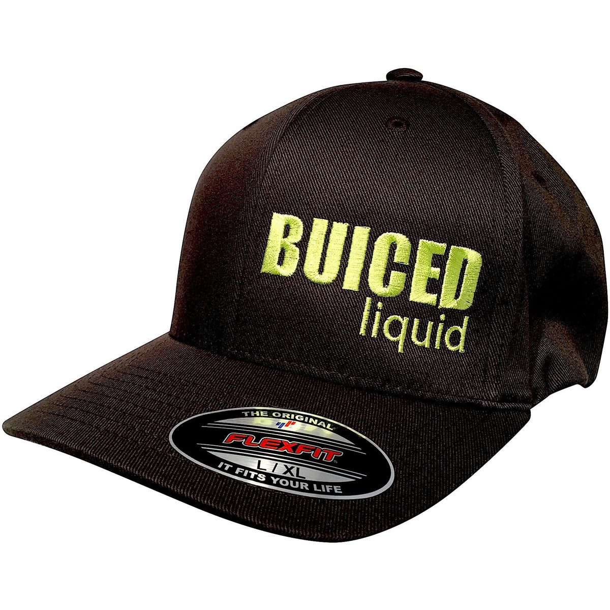 Bioflex Hat Original Flexfit Hat from BUICED Liquid - BLACK