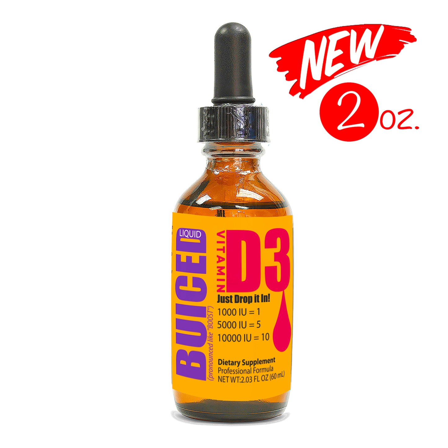 D3 Liquid Drops | Vitamin D3 Cholecalciferol | Gluten Free Vitamin D3 | GMO Free Vitamin D3 | Made in USA Vitamin D3 | 1000 IU | 5000 IU | 10,000 IU