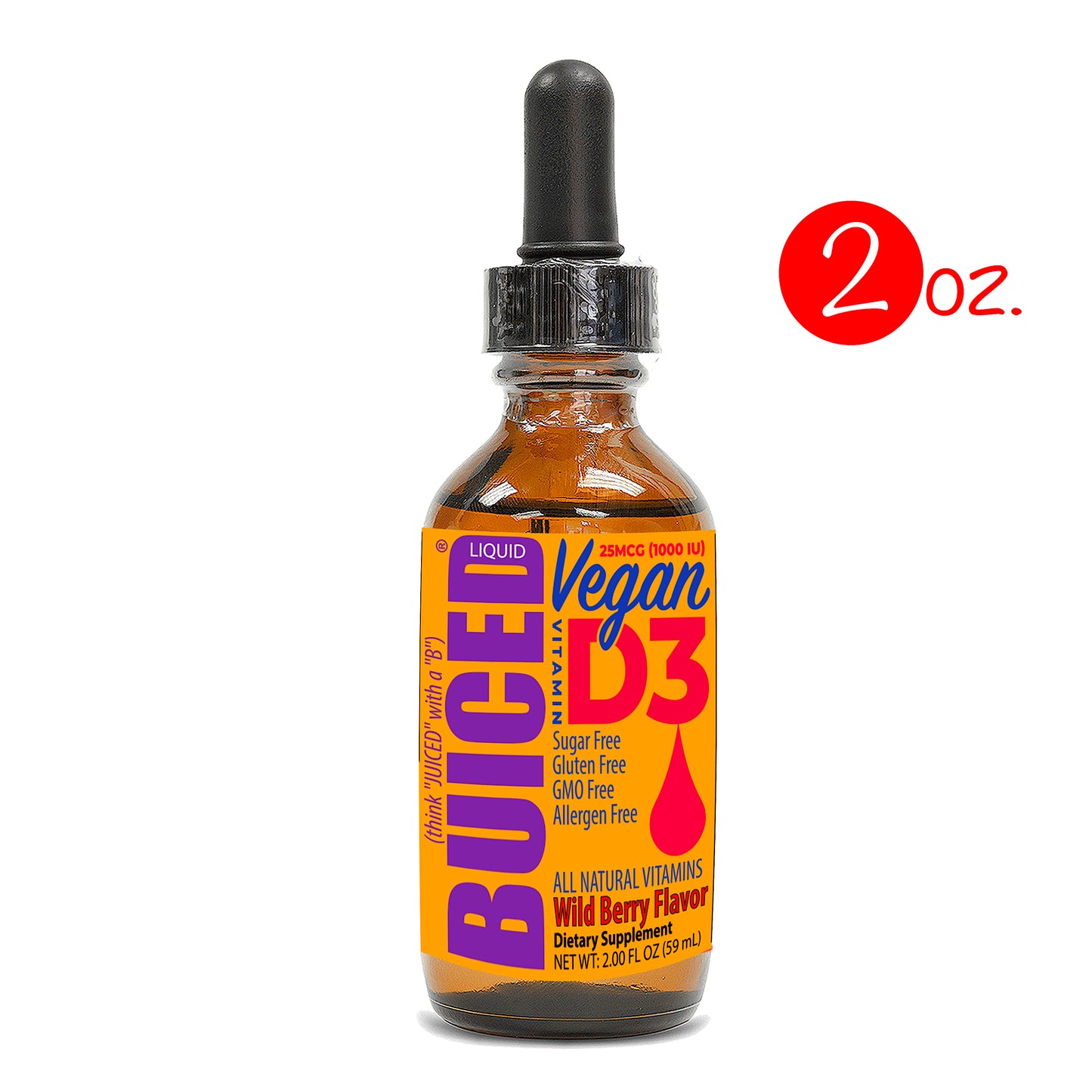 D3 Liquid Drops | Vitamin D3 Cholecalciferol | Gluten Free Vitamin D3 | GMO Free Vitamin D3 | Made in USA Vitamin D3 | 1000 IU | 5000 IU | 10,000 IU