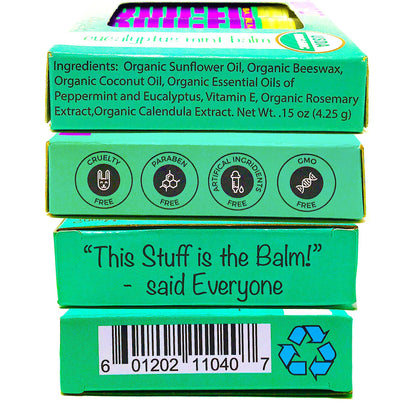 USDA Certified Organic - Eucalyptus Mint 4pack - Buiced Liquid Multivitamin | Gluten Free Vitamins | GMO Free Vitamins | Made in USA Vitamins | Best Multivitamin 