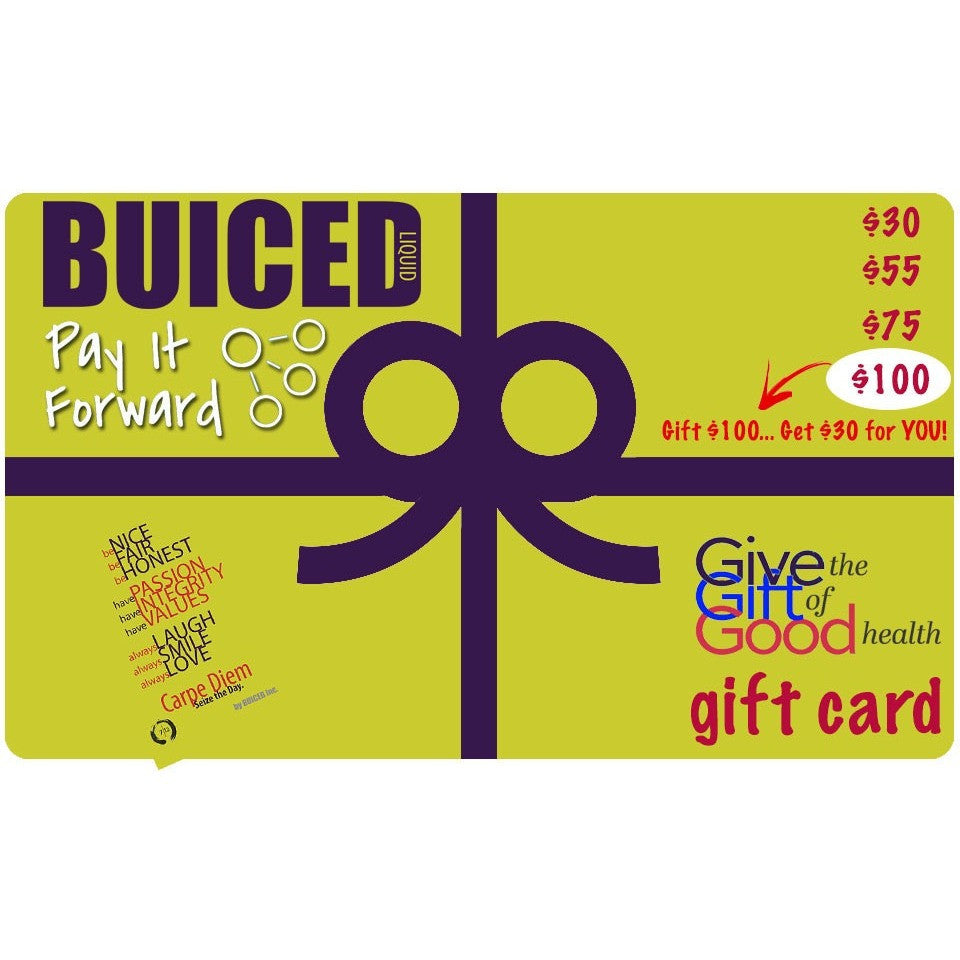 Gift Card - Buiced Liquid Multivitamin | Gluten Free Vitamins | GMO Free Vitamins | Made in USA Vitamins | Best Multivitamin 