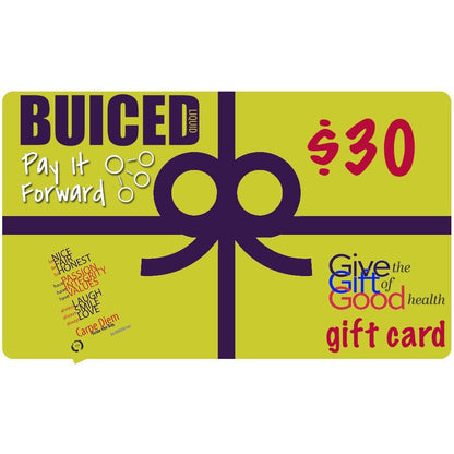 Gift Card - Buiced Liquid Multivitamin | Gluten Free Vitamins | GMO Free Vitamins | Made in USA Vitamins | Best Multivitamin 