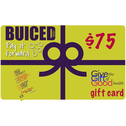 Gift Card - Buiced Liquid Multivitamin | Gluten Free Vitamins | GMO Free Vitamins | Made in USA Vitamins | Best Multivitamin 