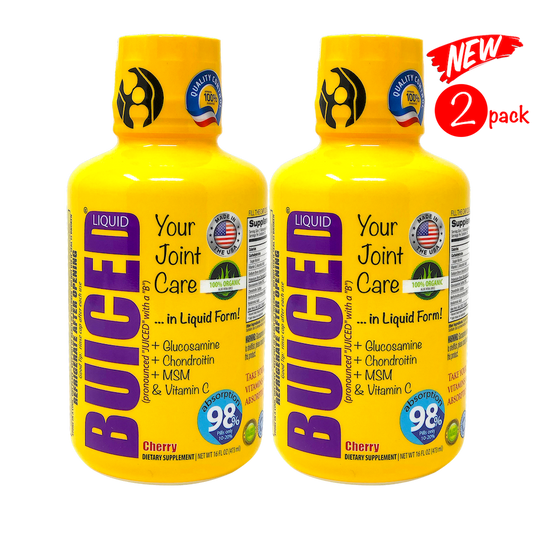 16oz BUICED | Joint Care 2-Pack - Buiced Liquid Multivitamin | Gluten Free Vitamins | GMO Free Vitamins | Made in USA Vitamins | Best Multivitamin 