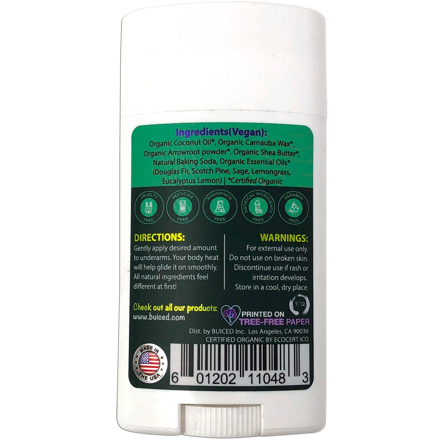 USDA Organic Deodorant | Men's Pine Fur - Buiced Liquid Multivitamin | Gluten Free Vitamins | GMO Free Vitamins | Made in USA Vitamins | Best Multivitamin 