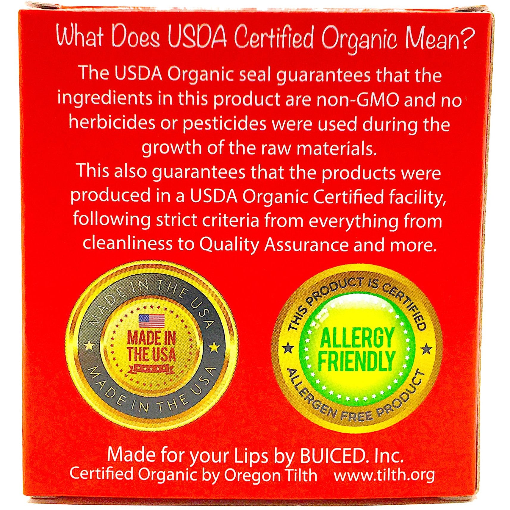 USDA Certified Organic - Strawberry 4pack - Buiced Liquid Multivitamin | Gluten Free Vitamins | GMO Free Vitamins | Made in USA Vitamins | Best Multivitamin 